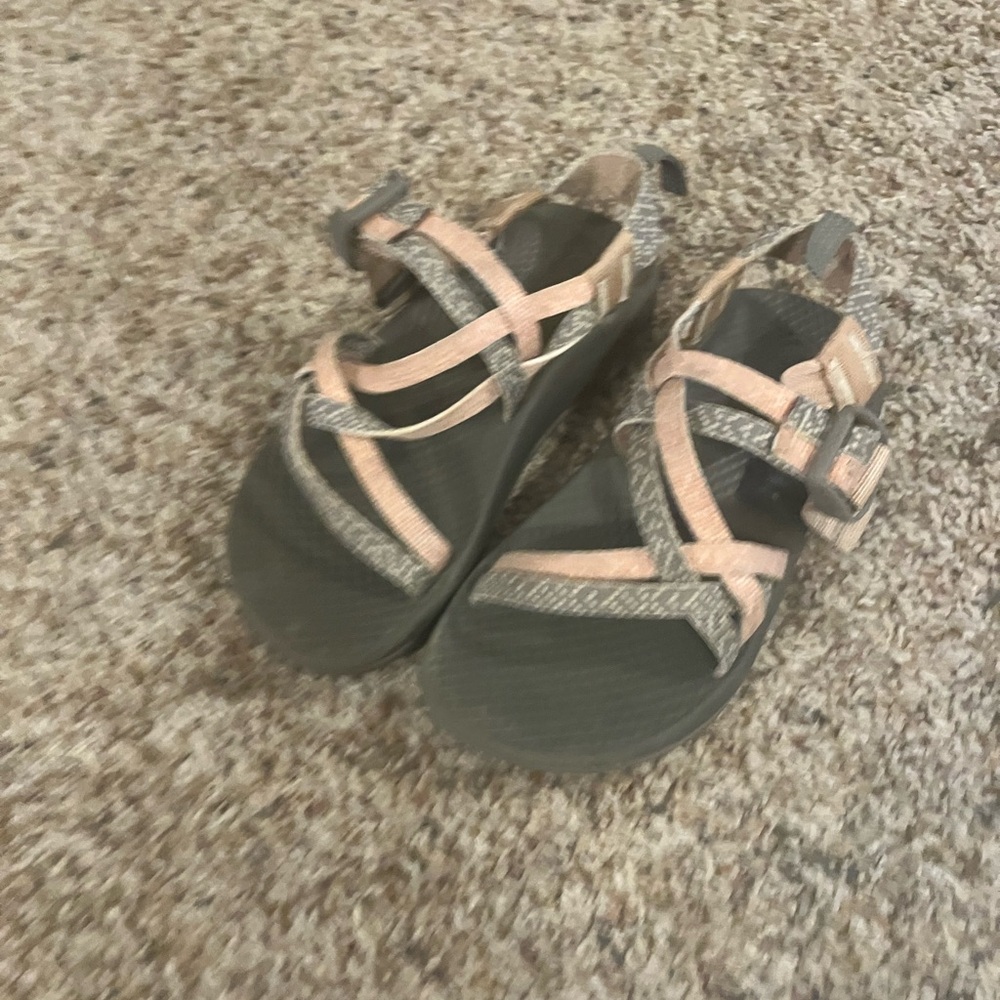 EUC- Chaco Pink and Gray Sandals